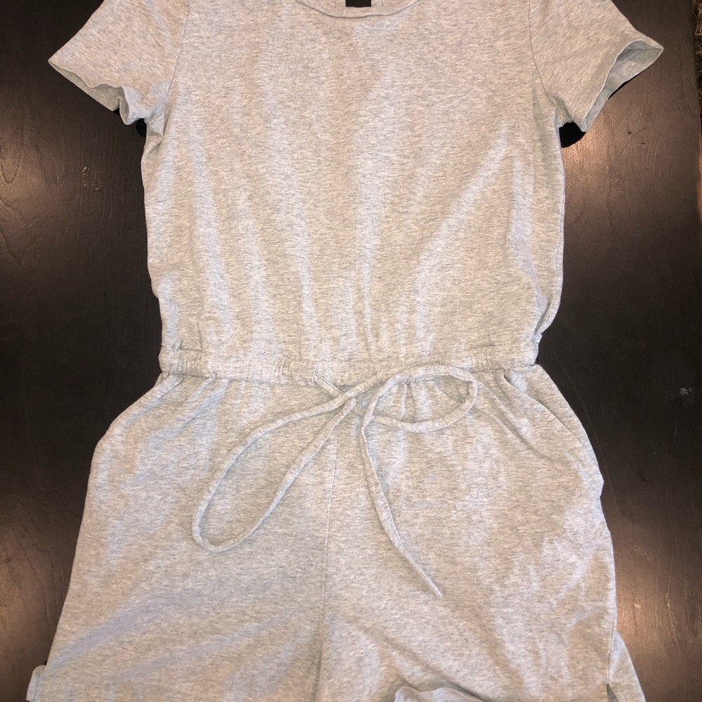 Gray romper